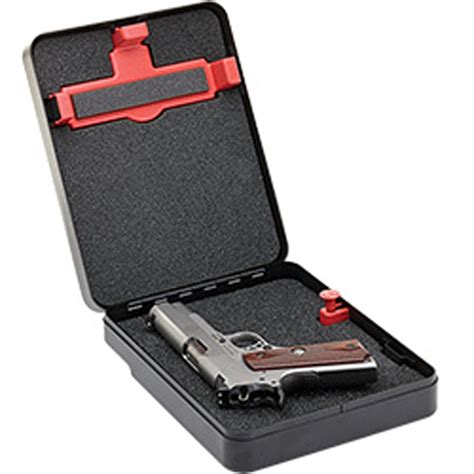 hornady arm lock box pistol security box steel black|hornady lockbox for guns.